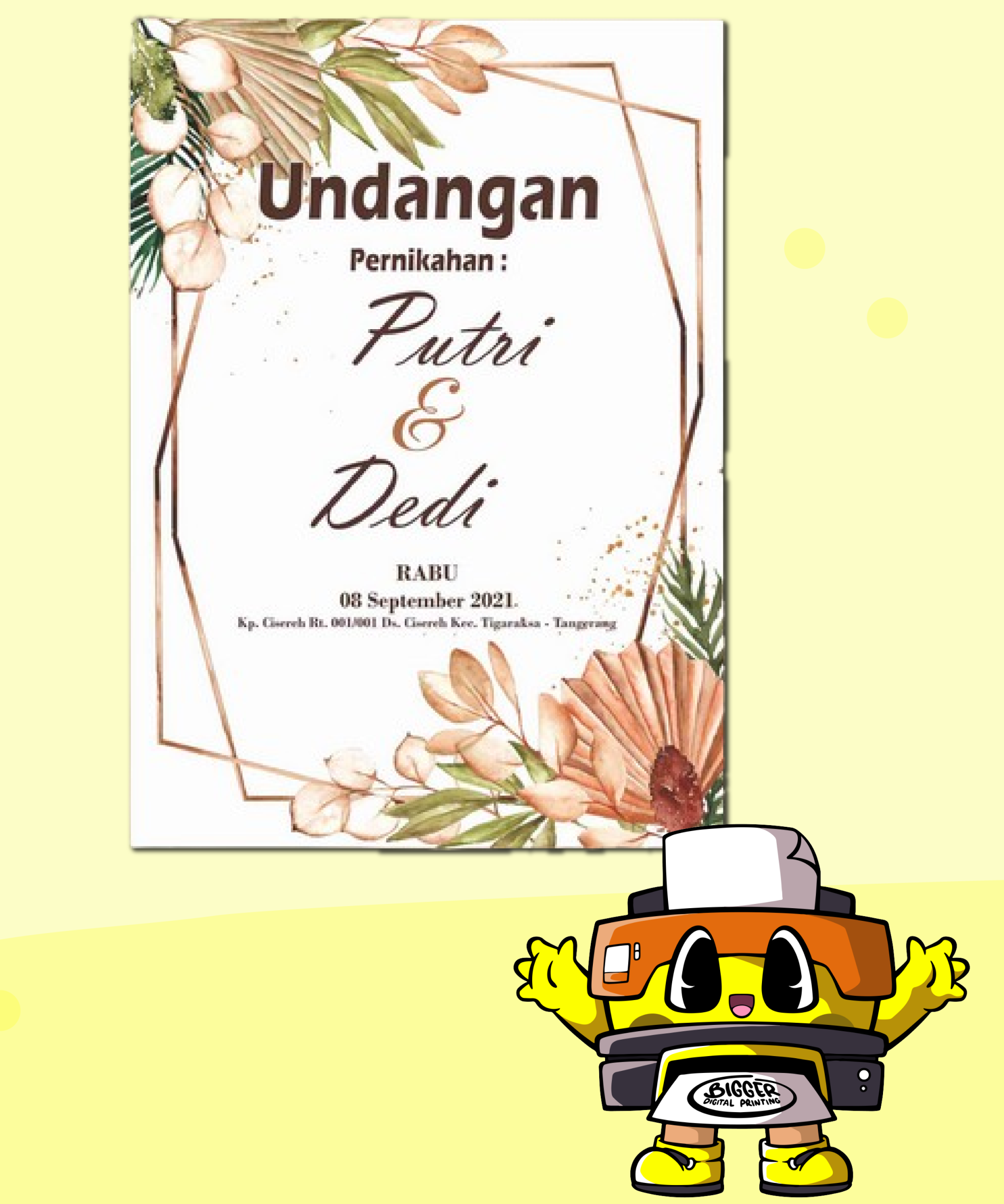 Kartu undangan kahitna murah di bali