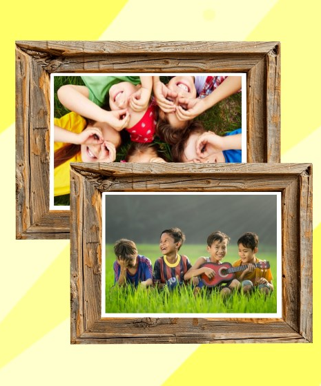 lukisan fram digital otif kayu lawas