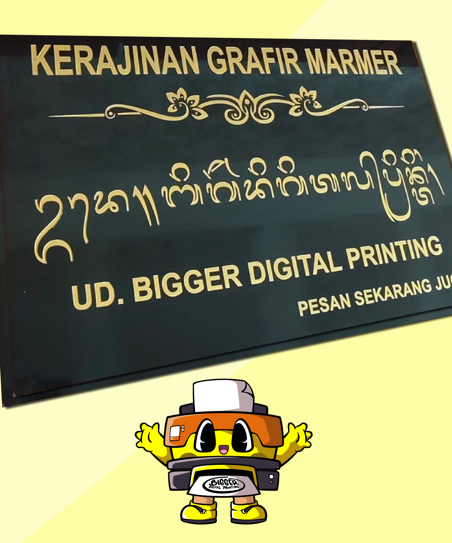 bikin papan nama dadia bahan marmer termurah di bali